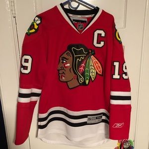 Jonathan Toews Reebok Official Blackhawks Jersey